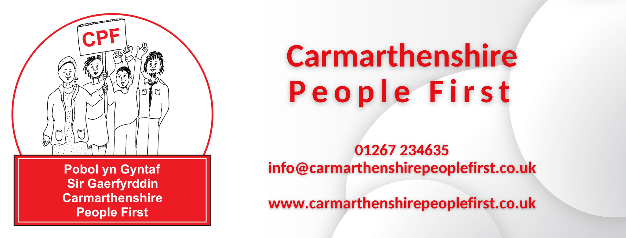 Carmarthenshire People First logo