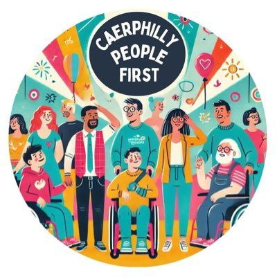 Caerphilly People First logo