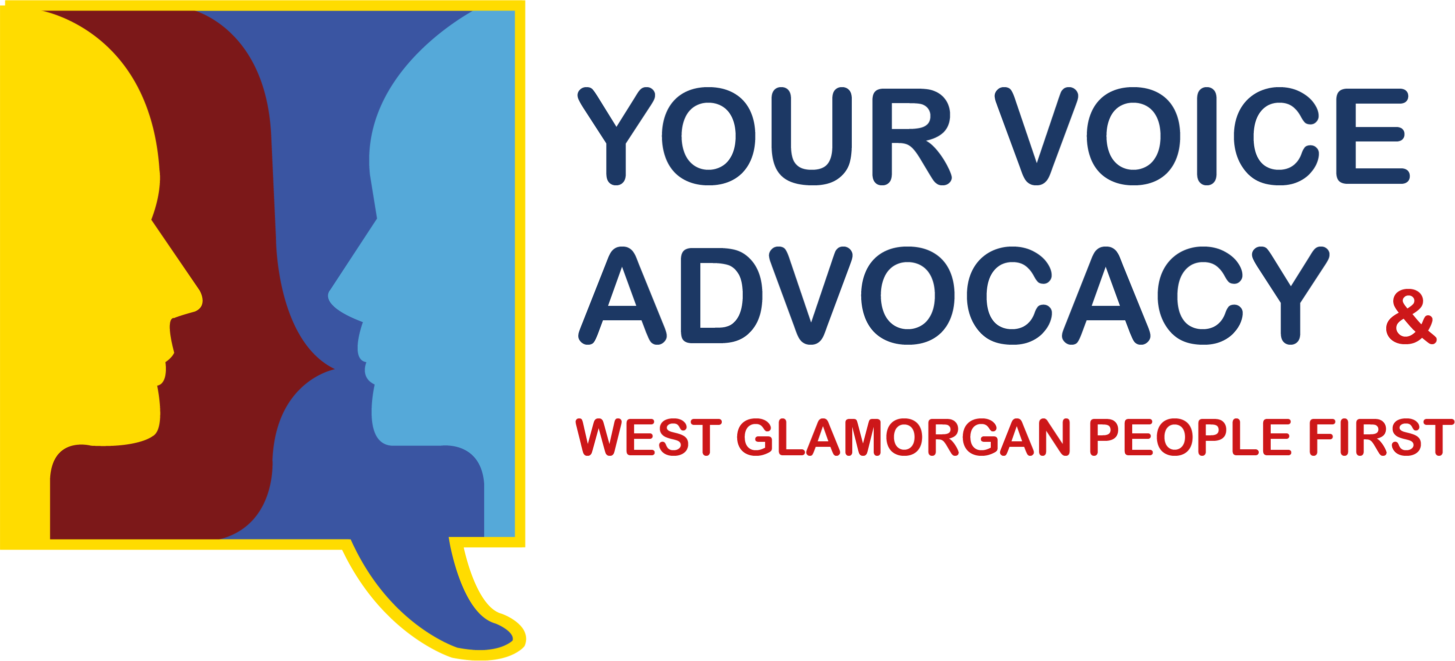 Pobl yn Gyntaf Glamorgan y Gorllewin (Abertawe) logo