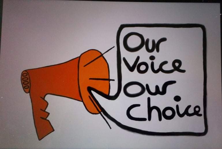 Our Voice our Choice (Ceredigion) logo